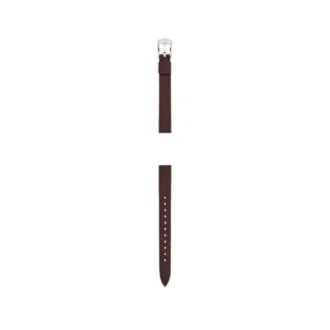 12 mm dunkelbraunes LiteHide™-Lederarmband
