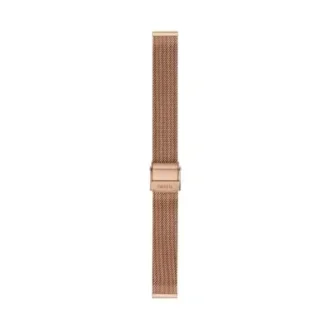 14 mm roségoldfarbenes Edelstahl-Mesh-Armband