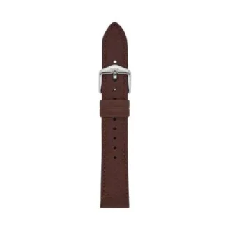 18 mm dunkelbraunes LiteHide™-Lederarmband