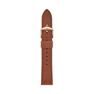18 mm mittelbraunes LiteHide™-Lederarmband