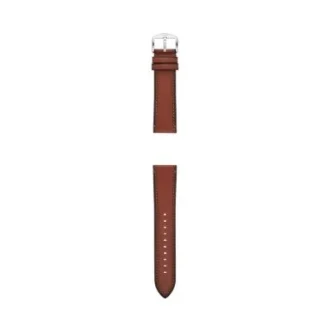 22 mm bernsteinfarbenes LiteHide™-Lederarmband