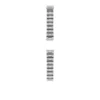 22 mm dreireihiges Edelstahlarmband 22 mm dreireihiges Edelstahlarmband