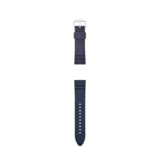 22 mm dunkelblaues Silikonarmband