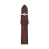 22 mm dunkelbraunes LiteHide™-Lederarmband
