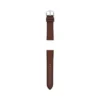 22 mm dunkelbraunes LiteHide™-Lederarmband