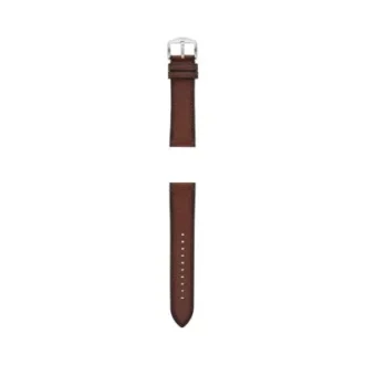 22 mm dunkelbraunes LiteHide™-Lederarmband