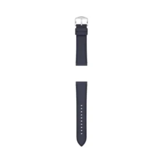 22 mm marineblaues LiteHide™-Lederarmband