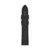 22 mm schwarzes LiteHide™-Lederarmband