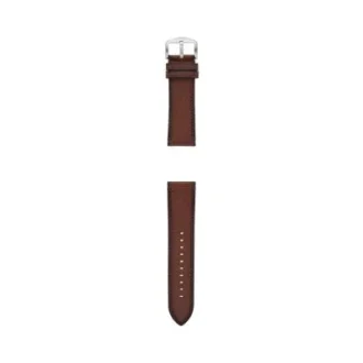 24 mm hellbraunes LiteHide™-Lederarmband