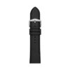 24 mm schwarzes LiteHide™-Lederarmband