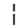 24 mm schwarzes LiteHide™-Lederarmband