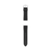 24 mm schwarzes LiteHide™-Lederarmband