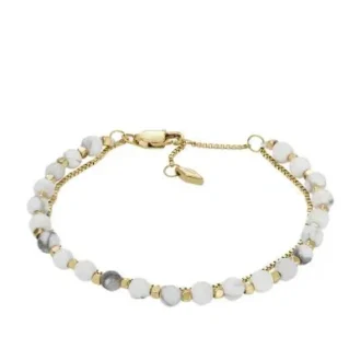 All Stacked Up Howlite-Kettenarmband mit Perlen