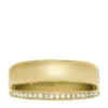 Archival Glitz Goldfarbener Edelstahl-Bandring Archival Glitz Goldfarbener Edelstahl-Bandring