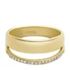 Archival Glitz Goldfarbener Edelstahl-Bandring Archival Glitz Goldfarbener Edelstahl-Bandring