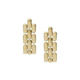 Arden Watch Links Goldfarbene Edelstahl-Ohrringe