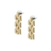 Arden Watch Links Goldfarbene Edelstahl-Ohrringe