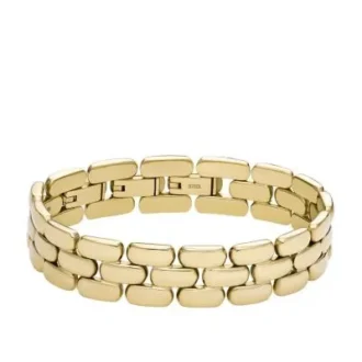 Arden Watch Links Goldfarbenes Edelstahlkettenarmband