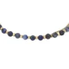 Armband mit gestapelten Perlen aus rekonstituiertem blauem Lapislazuli