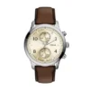 Bennett Multifunktionsuhr aus braunem Leder Bennett Multifunktionsuhr aus braunem Leder