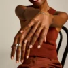 Bright Baubles Goldfarbener Messing-Toi-et-Moi-Ring Bright Baubles Goldfarbener Messing-Toi-et-Moi-Ring