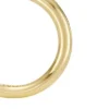 Bright Baubles Goldfarbener Messingring mit zentralem Fokus