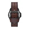 Bronson Automatikuhr aus braunem LiteHide™-Leder Bronson Automatikuhr aus braunem LiteHide™-Leder