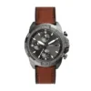Bronson Chronograph Braune LiteHide™-Lederuhr