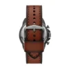 Bronson Chronograph Braune LiteHide™-Lederuhr