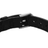 Bronson Leather Essentials Armband aus schwarzem Leder
