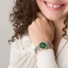 Carlie Dreizeigeruhr aus zweifarbigem Edelstahl Carlie Dreizeigeruhr aus zweifarbigem Edelstahl