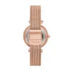 Carlie Mini Automatikuhr aus roségoldfarbenem Edelstahlgeflecht Carlie Mini Automatikuhr aus roségoldfarbenem Edelstahlgeflecht