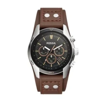Coachman Chronograph Braune Lederuhr