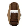 Coachman Chronograph Braune Lederuhr