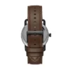 Copeland 42 mm Dreizeigeruhr mit braunem Lederarmband