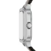 Crosby Dreizeigeruhr mit braunem Lederarmband