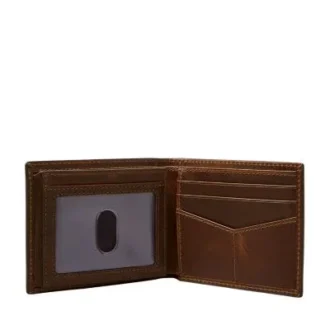 Derrick Bifold mit Flip-ID und Gürtel-Geschenkset