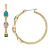 Die Good Luck Collection Goldfarbene Edelstahl-Creolen