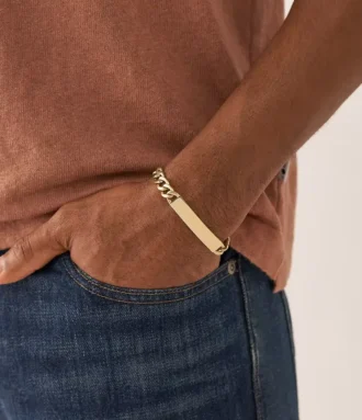 Ellis Armband aus goldfarbenem Edelstahl