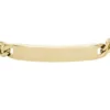 Ellis Armband aus goldfarbenem Edelstahl