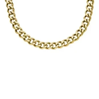 Ellis Core Chains Goldfarbene Edelstahl-Kettenhalskette