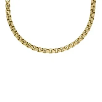 Ellis Core Chains Goldfarbene Edelstahl-Kettenhalskette