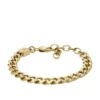 Ellis Core Chains Goldfarbenes Edelstahl-Kettenarmband