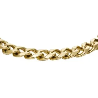 Ellis Core Chains Goldfarbenes Edelstahl-Kettenarmband