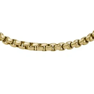 Ellis Core Chains Goldfarbenes Edelstahl-Kettenarmband
