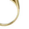 Ellis Domed Collection Goldfarbener Edelstahl-Bandring