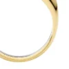 Ellis Domed Collection Zweifarbiger Edelstahl-Stapelring