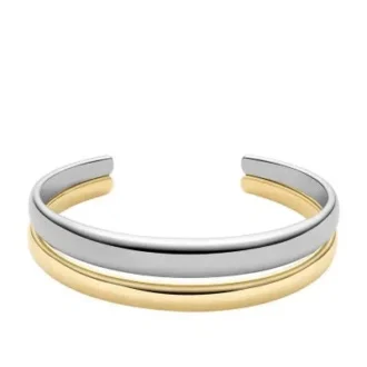 Ellis Domed Collection Zweifarbiges Edelstahl-Armband