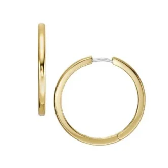 Ellis Essentials Goldfarbene Ohrringe aus Edelstahl