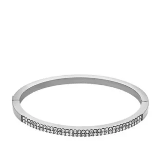 Ellis Pavé Glitz Edelstahl-Armreif
